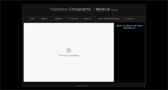 Desktop Screenshot of pasadenachiromed.com