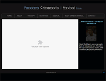 Tablet Screenshot of pasadenachiromed.com